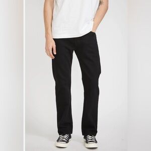 Levi’s 501 Black Button Fly Cotton No Stretch Trendy Day 2 Nite denim jean 30